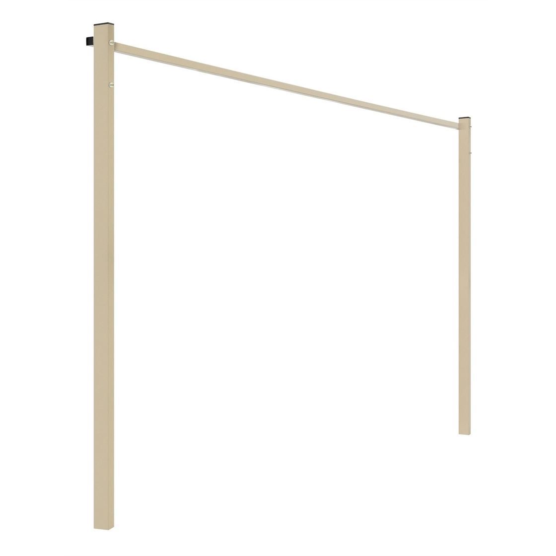 Austral Ground Mount Kit 2.4m for Fold Down Clotheslines  [Colour: Dune]