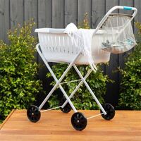 Laundry Trolley Hills Premium with Peg Basket