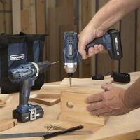 Rockwell 18V Drill & Impact Driver 2-Piece Combo w/2 Batteries & Fast Charger