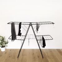 Hills Two Tier Premium Clothes Airer 31m Stainless Steel Black
