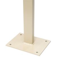 Austral Plated Ground Mount Kit 3.3m for Fold Down Clotheslines Australian Made [Colour: Monument]