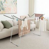 Hills 4 Wing Clothes Airer 22.5m Portable Expanding Drying Rack