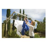Hills Premium Folding Frame Post Kit for Fold Down Clotheslines - Basalt