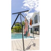 Hills Portable 170 Clothesline Foldable Drying Rack 17m Drying Space - Monument