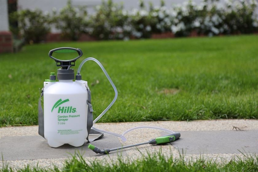 Hills 5L Chemical & Garden Pressure Sprayer 2 Nozzles 