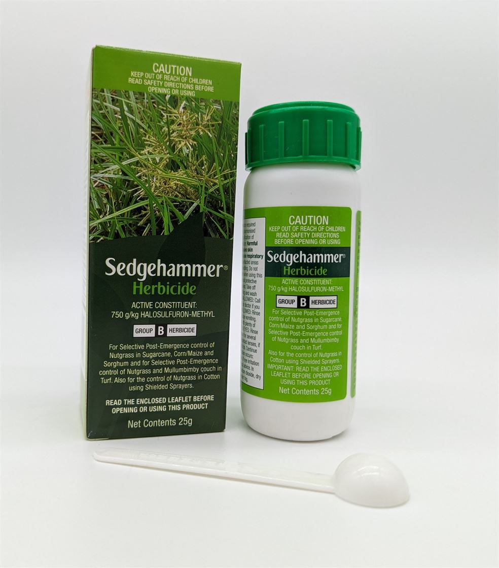 Sedgehammer Herbicide Weed Killer 25g Nutgrass + Mullumbimby Couch 