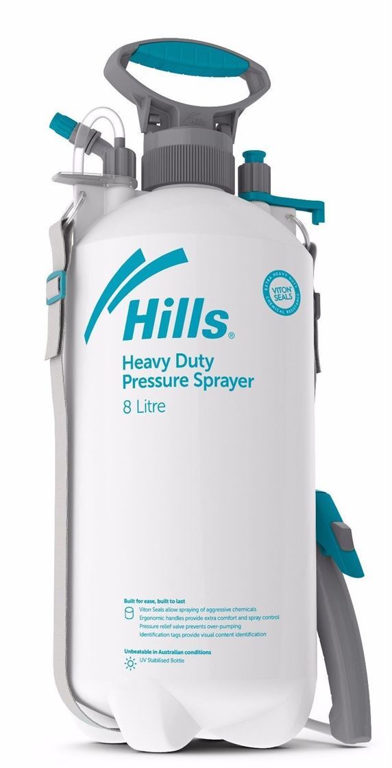 Hills 8L Industrial Chemical & Garden Heavy Duty Sprayer