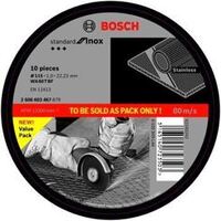 Bosch Inox Cutting Disc 115mm (4 1/2") x 1.0 x 22.2mm10PK Ultra Thin for Stainless Steel