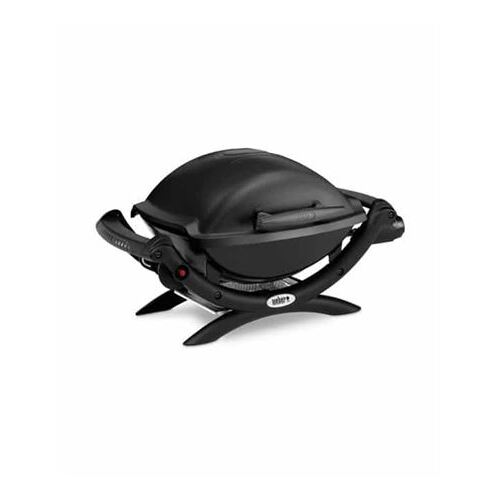 Weber BabyQ Q1000 BBQ Portable LPG Gas Cast Iron Barbecue Black Lid
